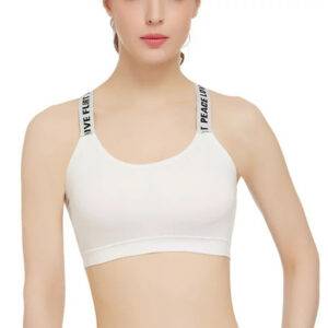 Wrapped Chest Seamless Sports Bra
