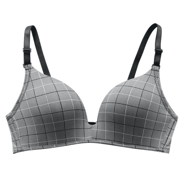 Push-Up Padded Grid Bra