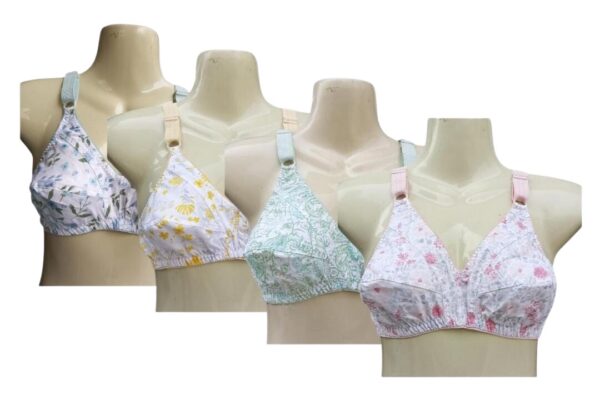 Pure Cotton Printed Bra