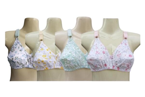 Pure Cotton Printed Bra