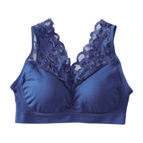 Women’s sports yoga chest lace bra