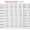 Xeffo Bra Size Chart