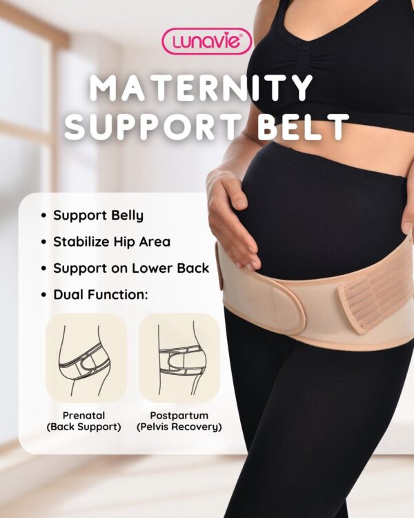 Brfore and after pregnancy ,Maternity Support Belt is a versatile 2-in-1 accessory designed to provide comfort in  postpartum recovery
